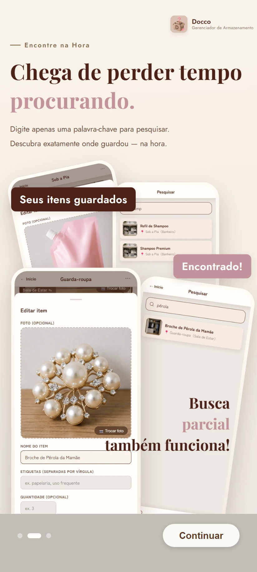 Tutorial, tela 2