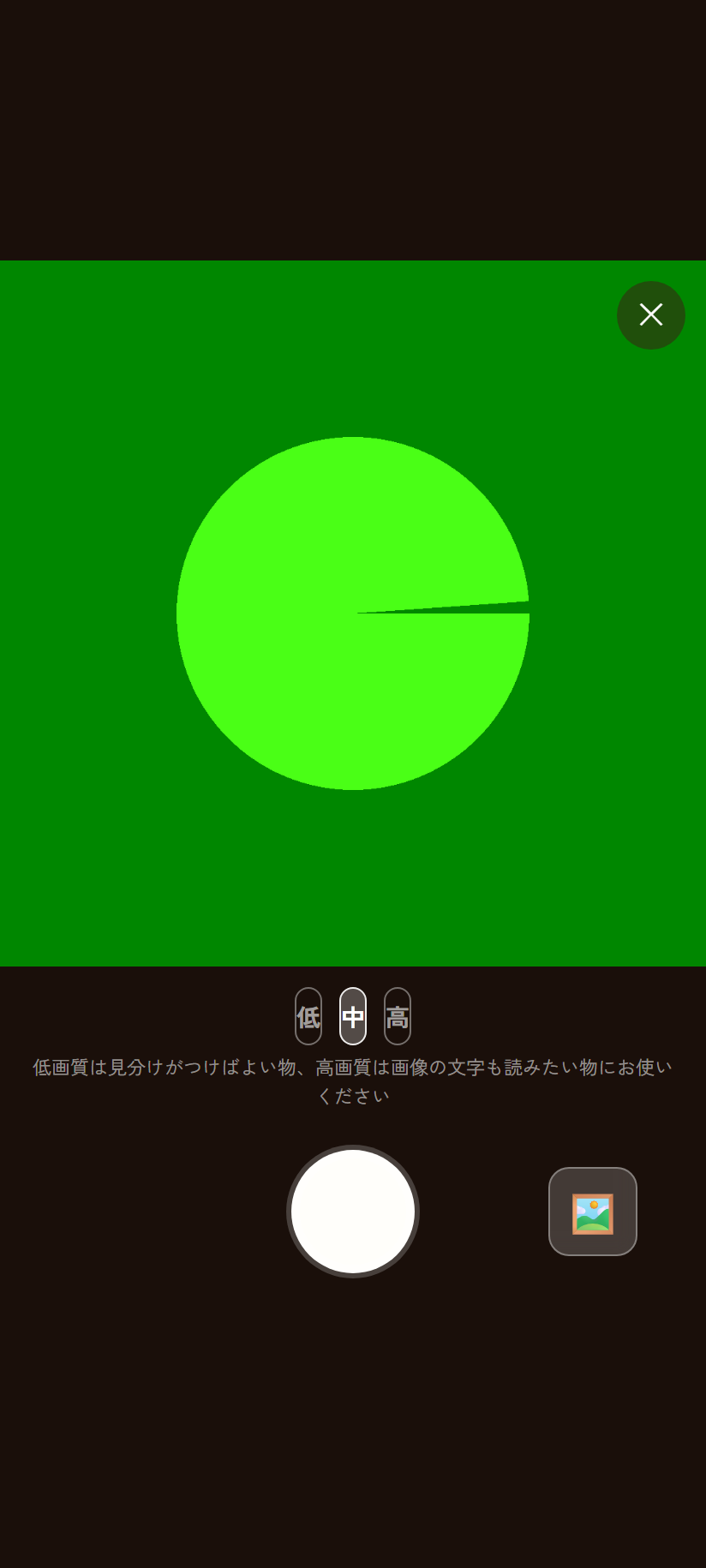 カメラ画面